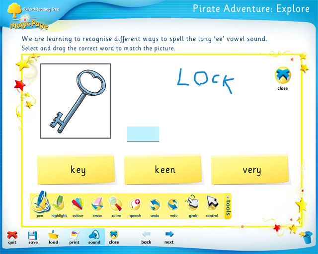 Explore - a word activity